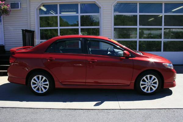 2009 TOYOTA COROLLA "S" 5SPD MANUAL-BEAUTIFUL BARCELONA RED! for sale in Barre, VT – photo 7