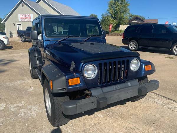 2004 Jeep Wrangler X 2dr 4WD SUV suv Blue for sale in Springdale, AR – photo 3