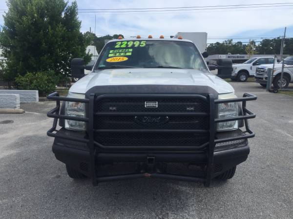 2015 FORD F550 REGULAR CAB 4X4 11' UTILITY BODY DIESEL DUALLY - cars... for sale in Wilmington, NC – photo 4