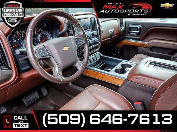 $546/mo - 2016 Chevrolet Silverado High Country 6.2L RARE 4X4 -... for sale in Spokane, WA – photo 2