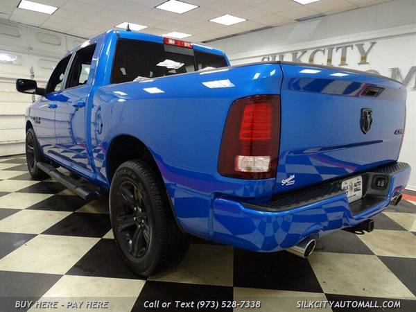 2018 Ram 1500 SPORT 4x4 HYDRO BLUE Crew Cab Navi Cam 1-Owner! 4x4 for sale in Paterson, PA – photo 4