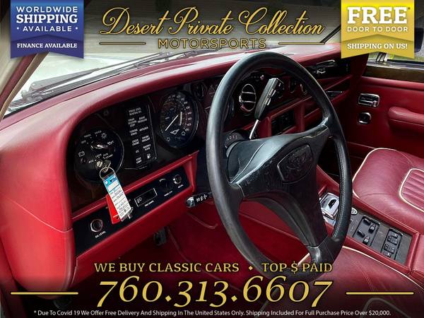 1989 Bentley Mulsanne S 4 Door Sedan at a DRAMATIC DISCOUNT - cars & for sale in Palm Desert , CA – photo 6