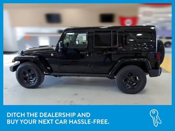 2015 Jeep Wrangler Unlimited Altitude Sport Utility 4D suv Black for sale in Cleveland, OH – photo 4
