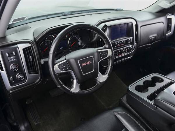 2014 GMC Sierra 1500 Double Cab SLT Pickup 4D 6 1/2 ft pickup BLACK - for sale in Chicago, IL – photo 2