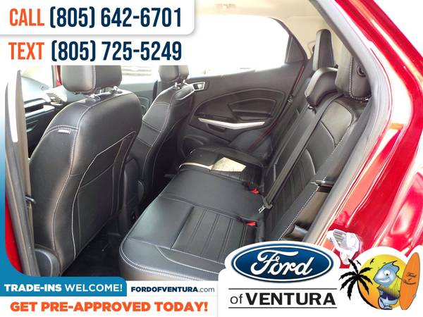 317/mo - 2019 Ford EcoSport Titanium - - by dealer for sale in Ventura, CA – photo 10