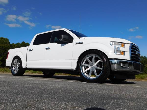 5/7 LOWERED 15 FORD F-150 XLT SUPERCREW 5.0L COYOTE *24X10 KMC*... for sale in KERNERSVILLE, SC – photo 2