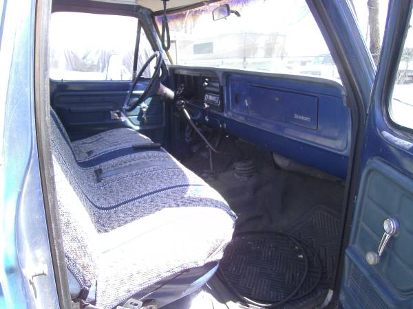 1973 F 100 ford STYLESIDE 4X4 MANUEL 360 V8 - - by for sale in Longmont, CO – photo 5