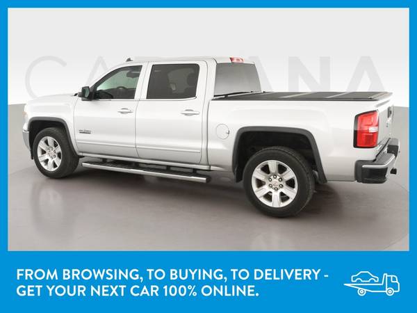 2015 GMC Sierra 1500 Crew Cab SLE Pickup 4D 5 3/4 ft pickup Silver for sale in San Marcos, TX – photo 5