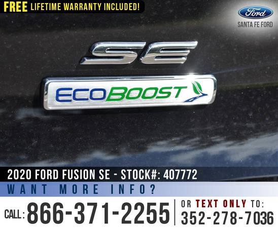 *** 2020 FORD FUSION SE *** SAVE Over $6,000 off MSRP! - cars &... for sale in Alachua, GA – photo 10