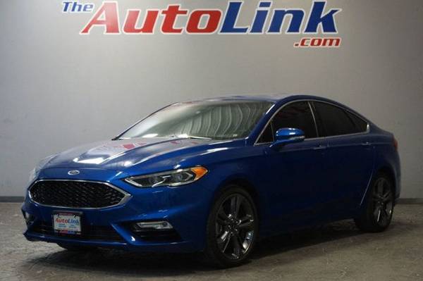 2017 Ford Fusion, Sport Sedan 4D - BLUE for sale in Bartonville, IL – photo 2