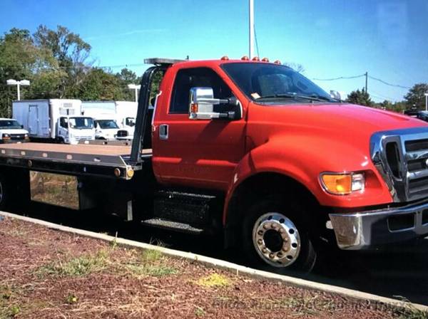 2011 FORD F-650 f650 f 650 2DR DIESEL ROLLBACK FLATBED TOW Truck for sale in South Amboy, PA – photo 2