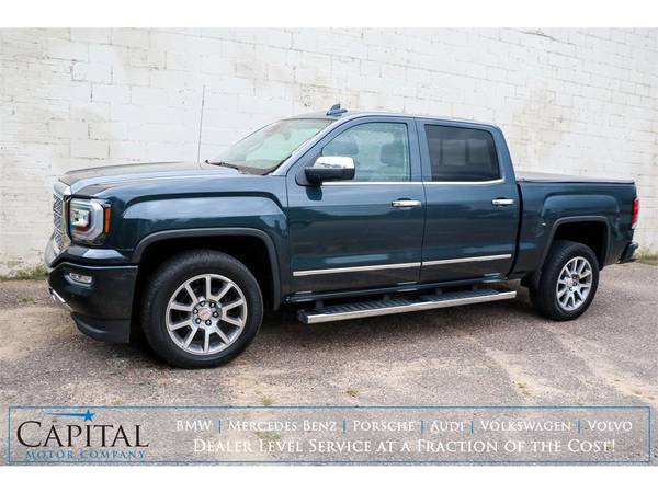 GMC Sierra Denali 4x4 w/Low Miles, Nav and Lane Departure! - cars &... for sale in Eau Claire, IA – photo 3