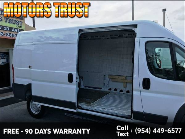 2017 Ram ProMaster Cargo Van 2500 High Roof 159" WB BAD CREDIT NO... for sale in Miami, FL – photo 18