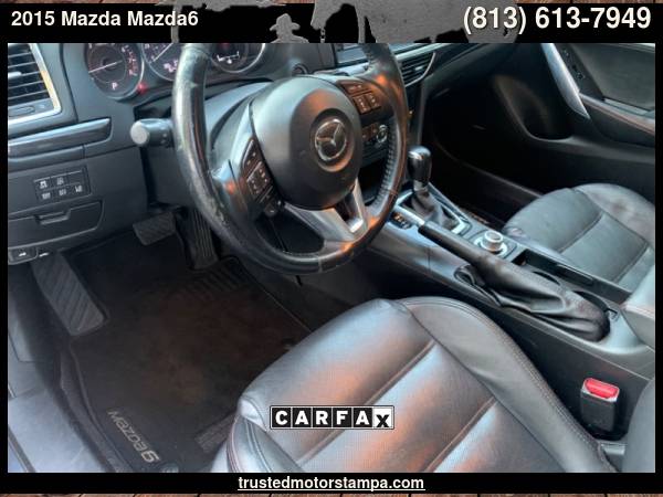 15 Mazda6 GT TECHNOLOGY PKG NAVI BLUETOOTH USB with Smart City Brake... for sale in TAMPA, FL – photo 12