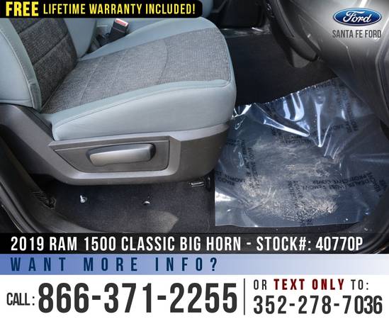 *** 2019 RAM 1500 CLASSIC BIG HORN *** Touchscreen, Bedliner -... for sale in Alachua, FL – photo 21