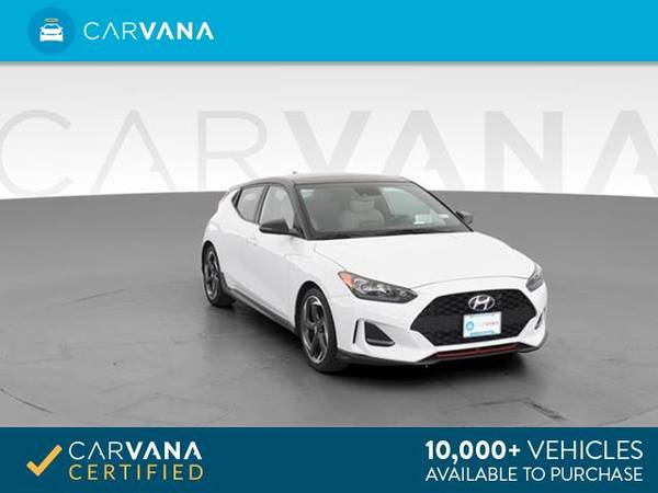 2019 Hyundai Veloster Turbo Ultimate Coupe 3D coupe White - FINANCE for sale in Memphis, TN