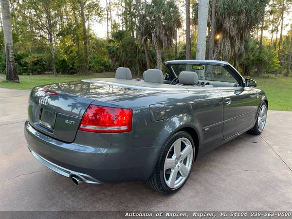 2009 Audi A4 Cabriolet S-Line Edition Convertible for sale in NAPLES, AK – photo 4