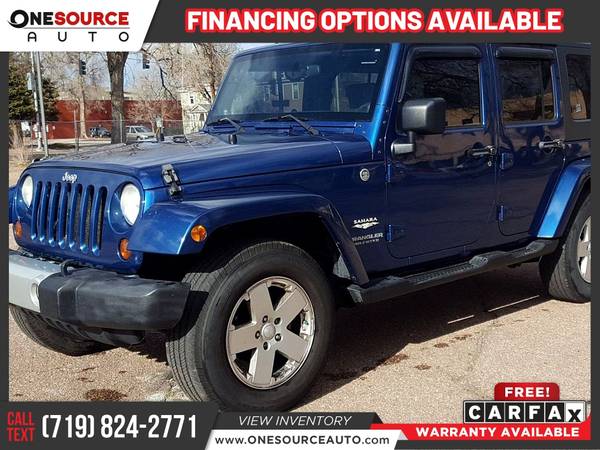 2010 Jeep Wrangler Unlimited Sahara FOR ONLY 361/mo! - cars & for sale in Colorado Springs, CO