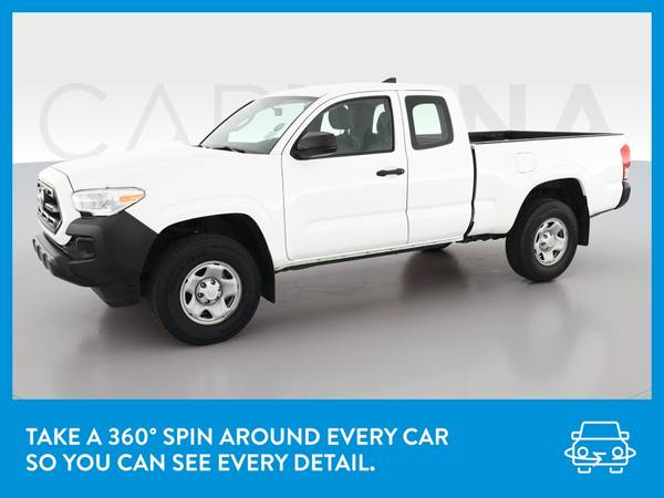 2017 Toyota Tacoma Access Cab SR Pickup 4D 6 ft pickup White for sale in Providence, RI – photo 3
