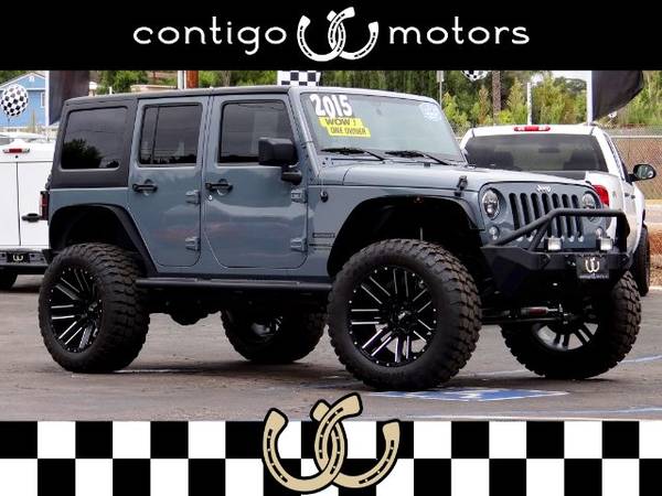 2015 Jeep Wrangler 4dr =CUSTOM= LIFTED = $6K IN UPGRADE JUST DONE =... for sale in Vista, CA