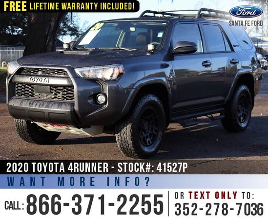2020 TOYOTA 4RUNNER TRD PRO Sunroof, WiFi, Push to Start for sale in Alachua, FL – photo 3