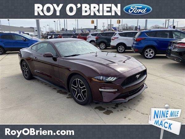 2018 Ford Mustang coupe EcoBoost - Ford Royal Crimson - cars & for sale in St Clair Shrs, MI