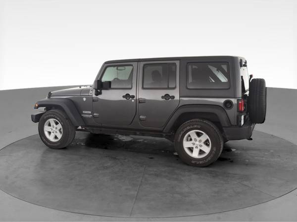 2017 Jeep Wrangler Unlimited Sport SUV 4D suv Black - FINANCE ONLINE... for sale in Palmdale, CA – photo 6