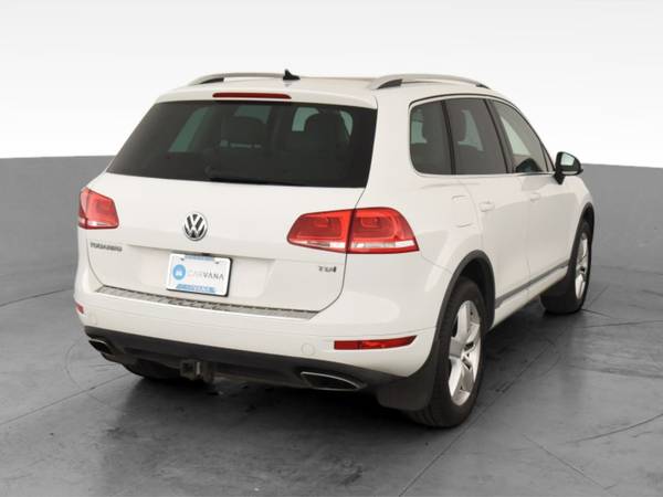 2013 VW Volkswagen Touareg TDI Lux Sport Utility 4D suv White - -... for sale in Long Beach, CA – photo 10