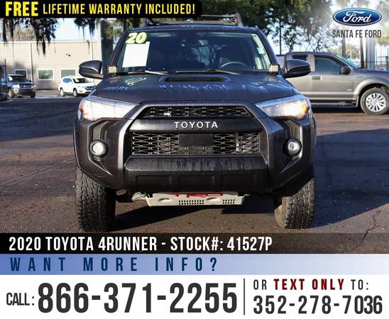 2020 TOYOTA 4RUNNER TRD PRO Sunroof, WiFi, Push to Start for sale in Alachua, FL – photo 2