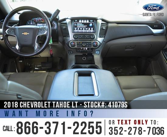 2018 Chevrolet Tahoe LT Remote Start - Camera - Seats 8! for sale in Alachua, GA – photo 14