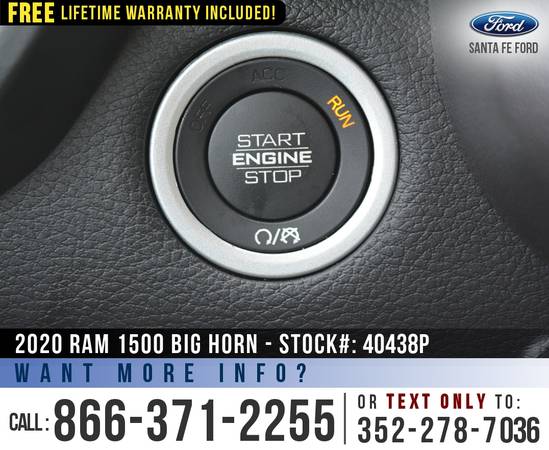 2020 Ram 1500 Big Horn 4WD *** Homelink, Camera, Cruise Control ***... for sale in Alachua, AL – photo 17