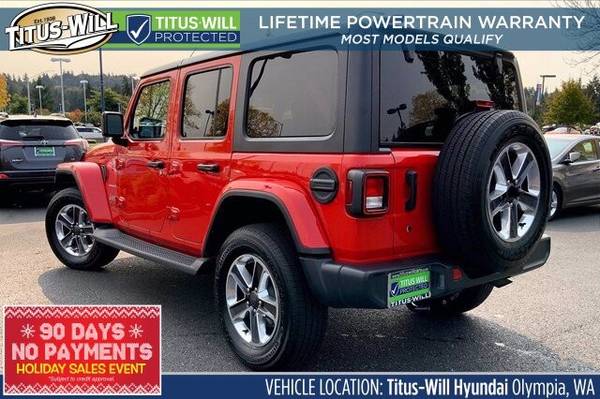 2019 Jeep Wrangler Unlimited 4x4 4WD SUV Electric Sahara Convertible... for sale in Olympia, WA – photo 10