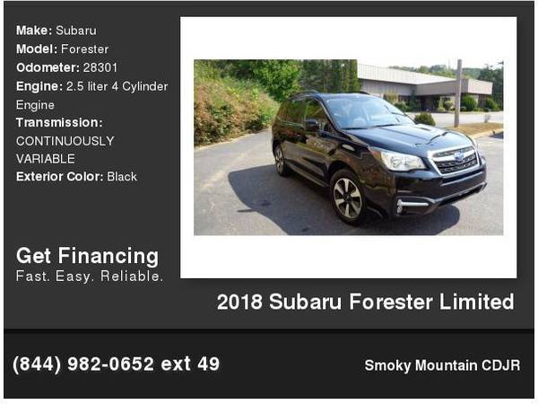 2018 Subaru Forester Limited for sale in Franklin, NC