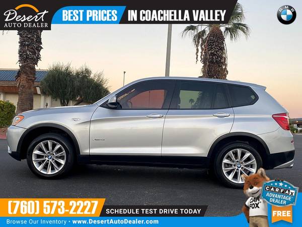 PRICE BREAK on this 2013 BMW X3 xDrive28i AWD 75,000 MILES xDrive28i... for sale in Palm Desert , CA – photo 6