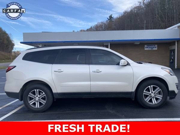2015 Chevy Chevrolet Traverse LT suv White - cars & trucks - by... for sale in Marion, NC – photo 3