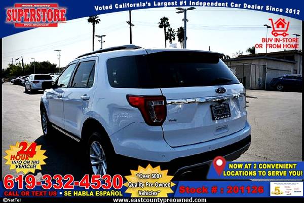 2017 FORD EXPLORER XLT -EZ FINANCING-LOW DOWN! - cars & trucks - by... for sale in El Cajon, CA – photo 10