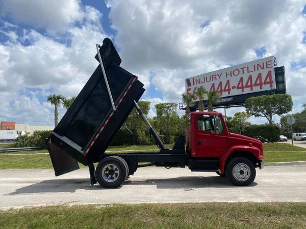 1997 Freightliner FL-80 Dump Truck 5 9 Cummins Red - cars & for sale in West Palm Beach, FL – photo 18
