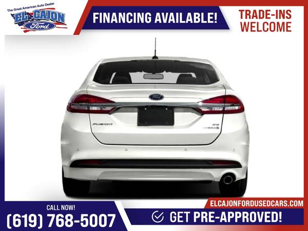 2018 Ford Fusion Hybrid S FOR ONLY 386/mo! - - by for sale in Santee, CA – photo 5