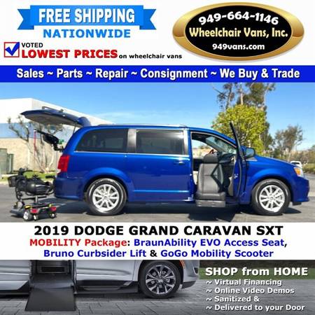 2019 Dodge Grand Caravan SXT Wheelchair Van Mobility Package Conver for sale in Laguna Hills, CA – photo 3