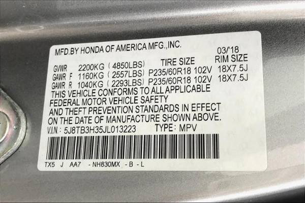 2018 Acura RDX Certified FWD SUV - cars & trucks - by dealer -... for sale in Honolulu, HI – photo 20