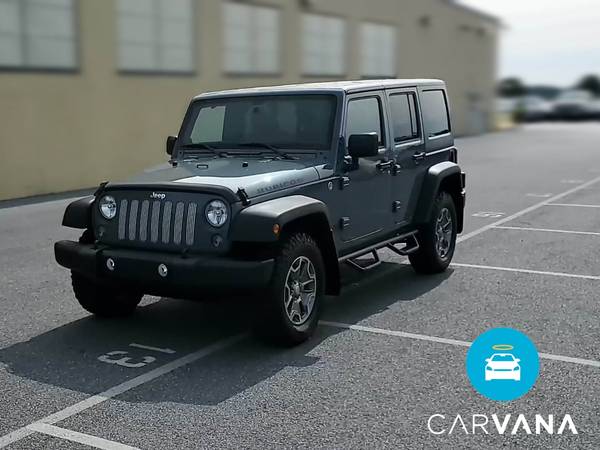 2014 Jeep Wrangler Unlimited Rubicon Sport Utility 4D suv Gray - -... for sale in NEW YORK, NY