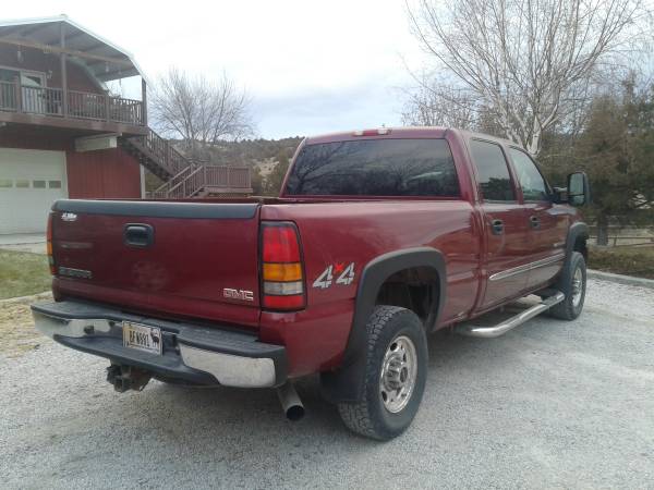 1 owner 2004 GMC 2500 Duramax Crewcab 4x4 - cars & trucks - by owner... for sale in Belgrade, MT – photo 3