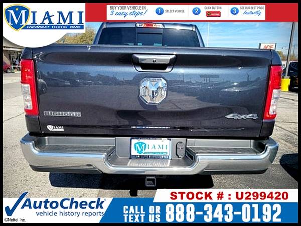 2020 RAM 1500 Big Horn/Lone Star 4WD TRUCK -EZ FINANCING -LOW DOWN!... for sale in Miami, OK – photo 4
