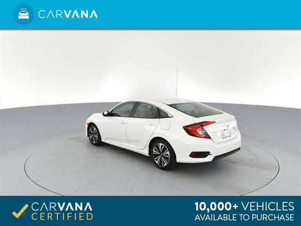 2017 Honda Civic EX-L w/Navigation Sedan 4D sedan White - FINANCE for sale in Indianapolis, IN – photo 8