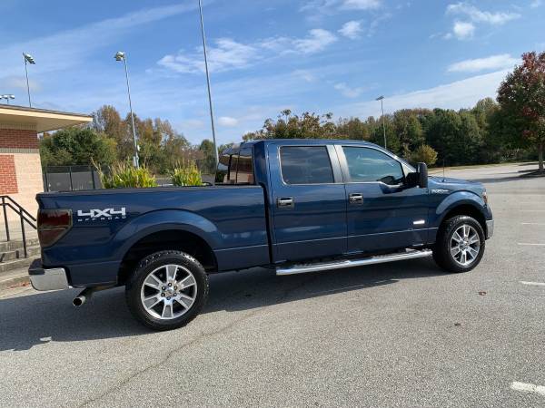 2014 Ford F-150 Blue 4WD F150 Crew Cab Low Miles Leather Longbed for sale in Douglasville, AL – photo 8