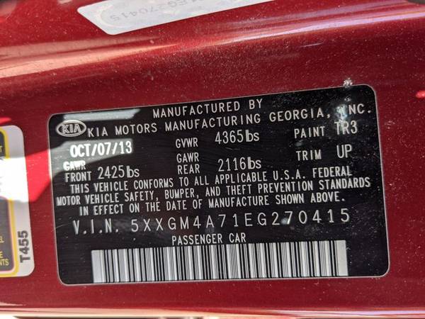 2014 Kia Optima LX SKU: EG270415 Sedan - - by dealer for sale in Buford, GA – photo 23