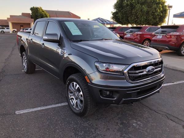 2019 Ford Ranger Lariat Crew Cab 4WD Gray - - by for sale in Glendale, AZ
