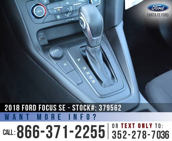 2018 FORD FOCUS SE *** Tinted, Backup Camera, SYNC *** for sale in Alachua, FL – photo 14