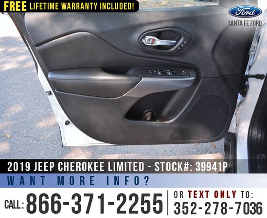 *** 2019 Jeep Cherokee Limited *** Touchscreen - Bluetooth - Homelink for sale in Alachua, FL – photo 12
