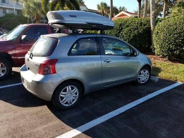 08 Toyota Yaris w/ Thule cargo box &roofrack for sale in Englewood, FL – photo 2